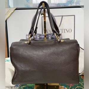 💜Kate Spade Dark Brown Leather Bag